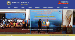Desktop Screenshot of alagappaschools.com
